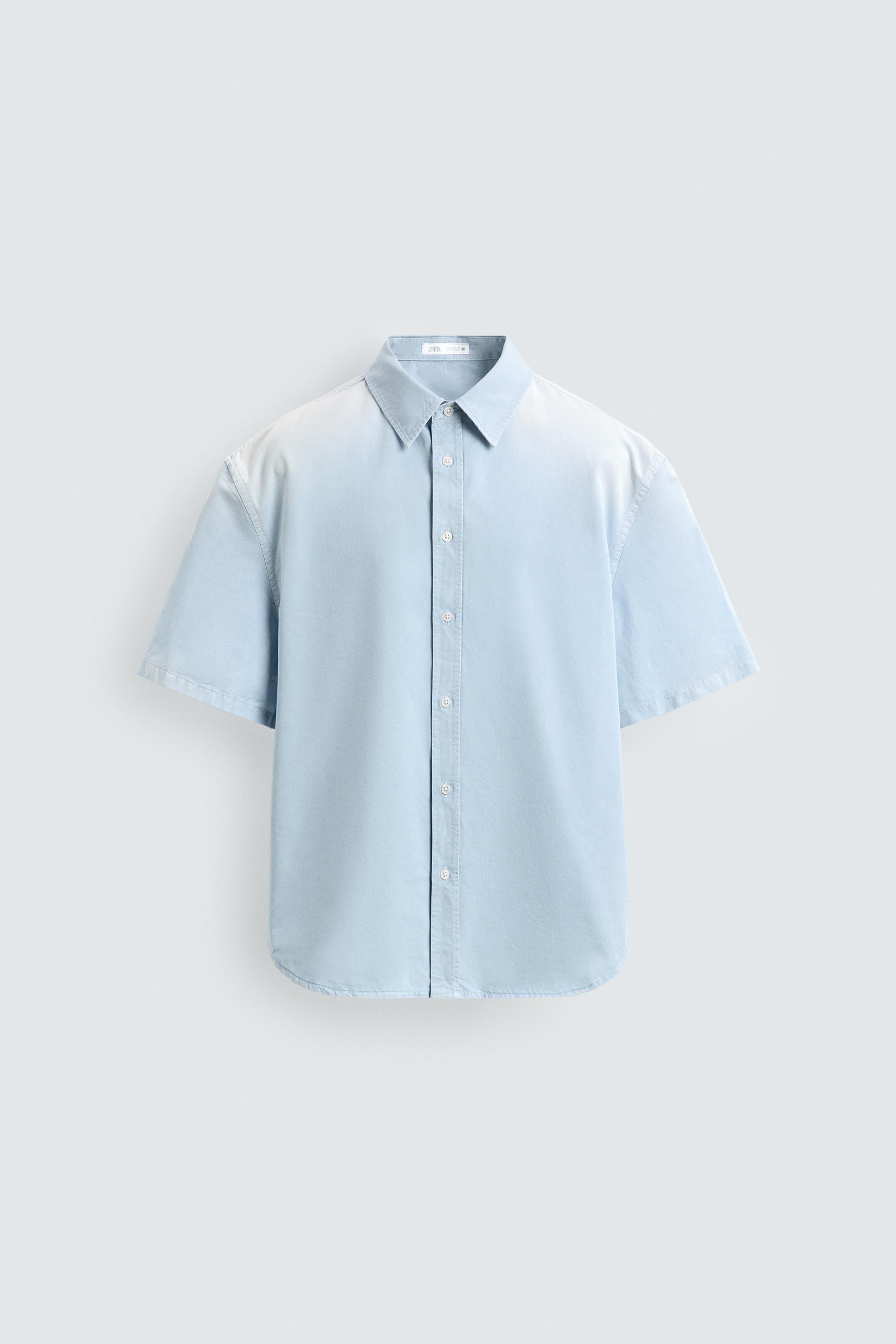 RELAXED FIT SPRAY WASH SHIRT